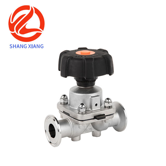 Manual diaphragm valve