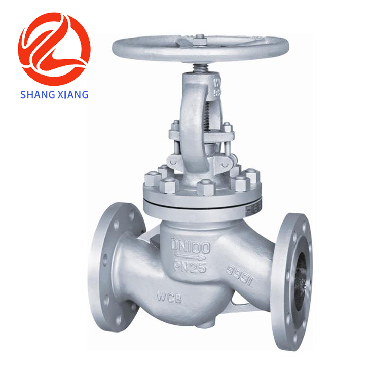 Flange stop valve